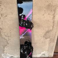 Tavola snowboard donna+attacchi