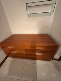 Cassettiera in legno