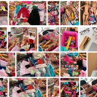 Lotto Barbie completo – bambole, vestiti, accessor