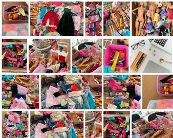 Lotto Barbie completo – bambole, vestiti, accessor