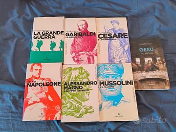 Lotto 6 libri Grandangolo Personaggi Storici + 1