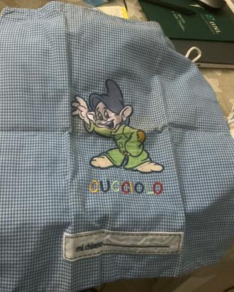 Sacca asilo vintage Disney "Cucciolo"