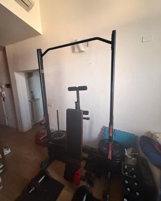 Domyos Rack 500 + panca e bilanciere