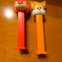 Bundle dispenser PEZ Sonic: Knuckles e Tails