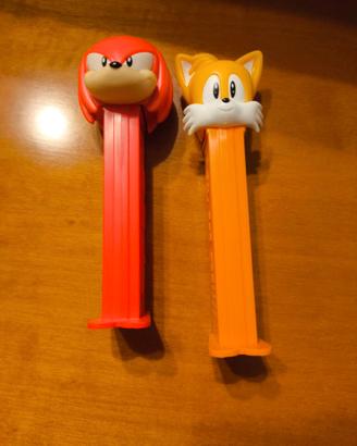 Bundle dispenser PEZ Sonic: Knuckles e Tails