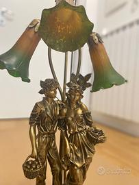 Lampada da tavolo in stile Art Nouveau