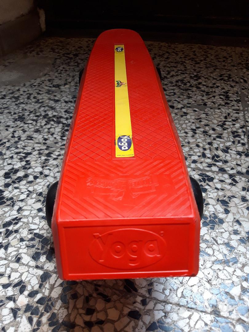 Skateboard Vintage Power Rangers - Orange - Occasion Pour Décoration Ou Collection