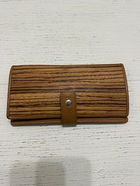 Portafoglio donna in legno e pelle della WOOBag