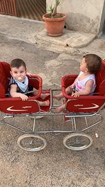Passeggino gemellare 