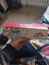 2 tazzine da caffè con piattino Brandani 