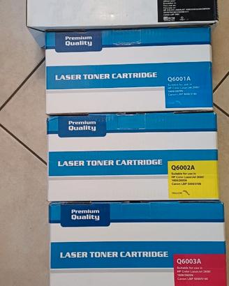 CARTUCCE TONER nero E COLORI - LASER