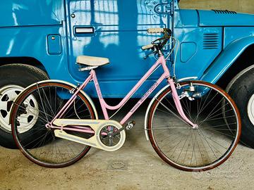 Bici Bianchi vintage anni 80 rosa modello Virginia