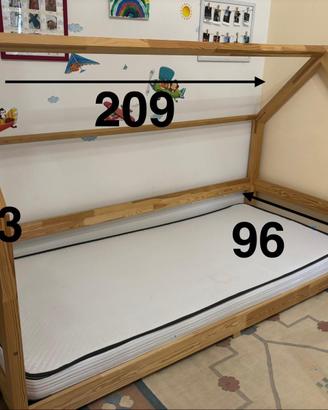 Letto Montessori legno