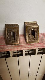 Placche in ottone per interruttori