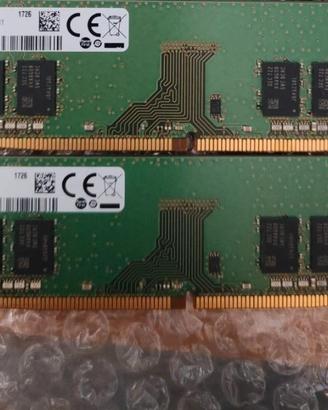 RAM ddr4 desktop Samsung 2x8gb