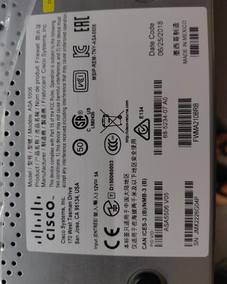 firewall Cisco ASA 5506-X