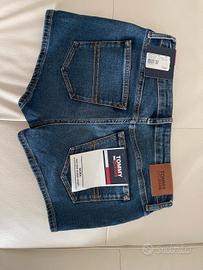 jeans tommy hilfiger donna short skinny 