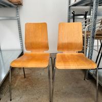 Coppia sedie ikea il legno