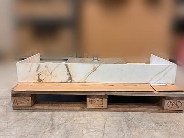 Top lavabo gres Marazzi The Top Calacatta 120x50