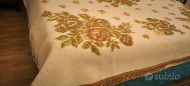 coperta matrimoniale in pura lana
