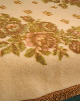 coperta matrimoniale in pura lana