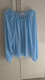 Blusa donna azzurro cielo taglia M