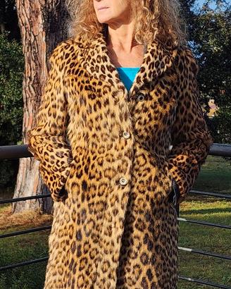 cappotto in leopardo per donna misura S