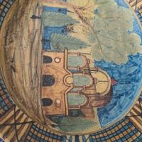 Piatto ceramica Grottagliese 1942,grande 