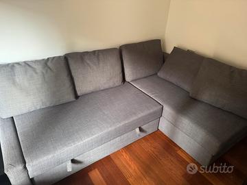 Divano letto angolare/contenitore