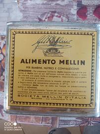 scatola latta Alimento Mellin vintage 