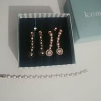 Set orecchini e bracciale