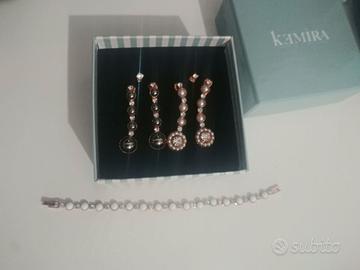 Set orecchini e bracciale