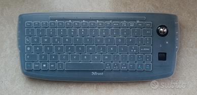 Tastiera Trust wireless con rotella