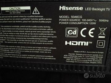 smart TV 50 pollici hisense
