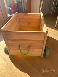 Carrello contenitore giochi ikea