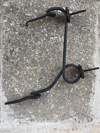 Portabandiera in ferro battuto