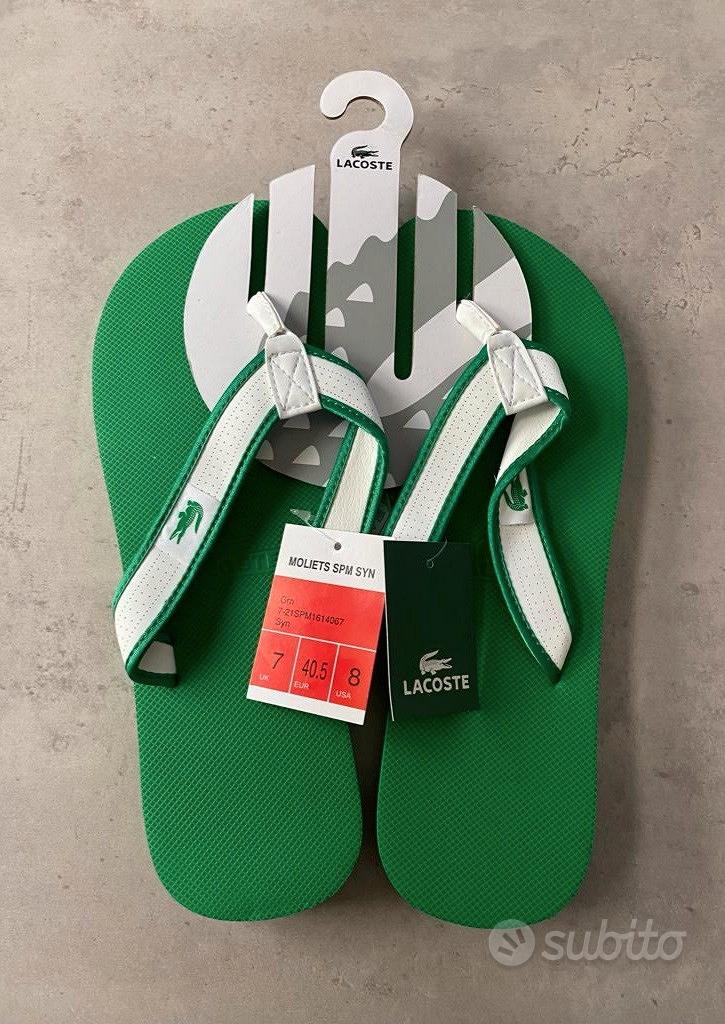 Ciabatte clearance lacoste verdi