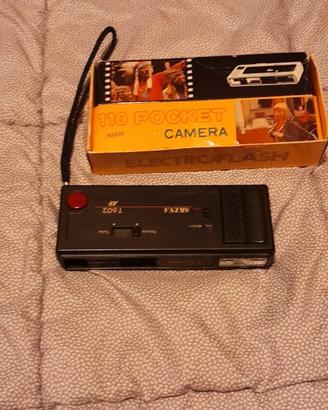 110 Pocket Camera electroflash SKINA T602 AF Funz.