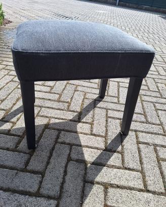 Sgabello / puof IKEA SAKARIAS- grigio scuro tenuto