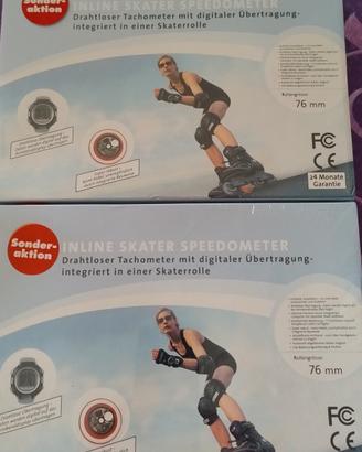 ruota con tachimetro per rollerblade