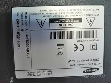 tv samsung 32pollici,schermo rotto