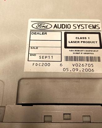 autoradio Ford s-max 2006
