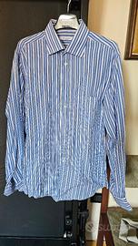 Camicissima Slim Fit Righe Blu/Bianco Taglia 41/16