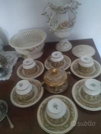 servizio da thè Capodimonte piu' altre porcellane
