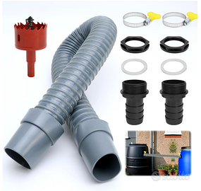 Kit Collegamento Bidoni Acqua Piovana (Tubo 50cm +