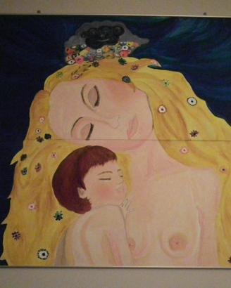 Quadro donna con bambino