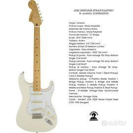 Fender Stratocaster Jimi Hendrix Signature