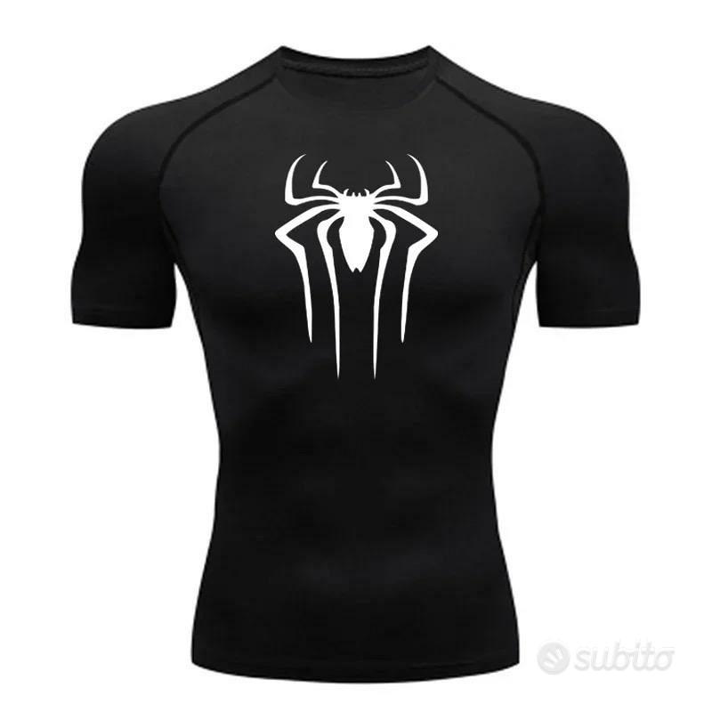 Spiderman compression shirt maglia termica Abbigliamento e