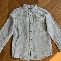 Camicia 100% lino Monoprix