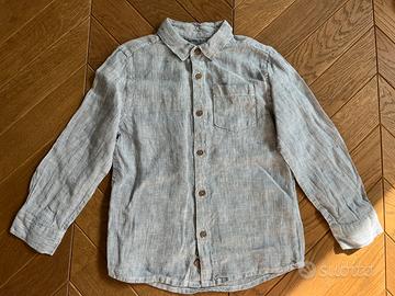 Camicia 100% lino Monoprix